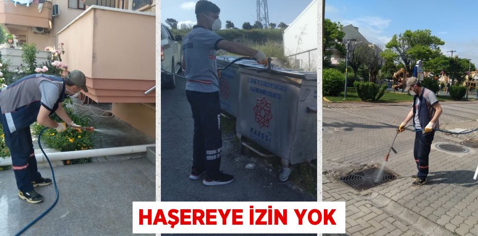 HAŞEREYE İZİN YOK