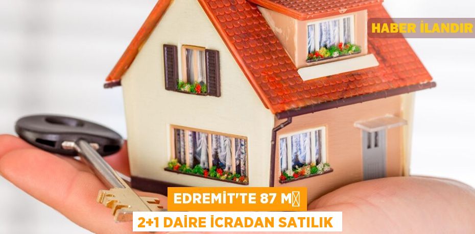 Edremit'te 87 m² 2+1 daire icradan satılık