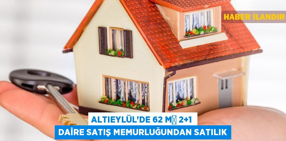 Altıeylül'de 62 m² 2+1 daire satış memurluğundan satılık