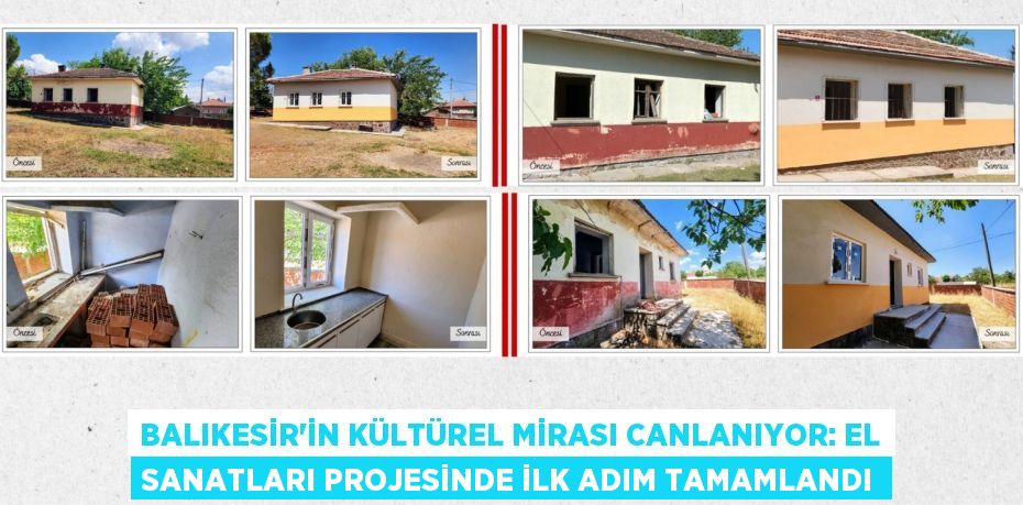Balıkesir'in Kültürel Mirası Canlanıyor: El Sanatları Projesinde İlk Adım Tamamlandı