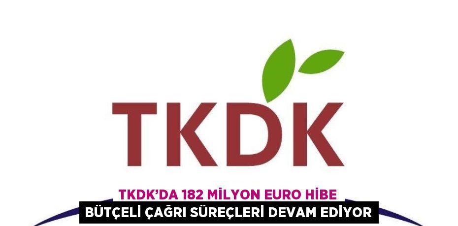 TKDK’DA 182 MİLYON EURO HİBE BÜTÇELİ ÇAĞRI SÜREÇLERİ DEVAM EDİYOR