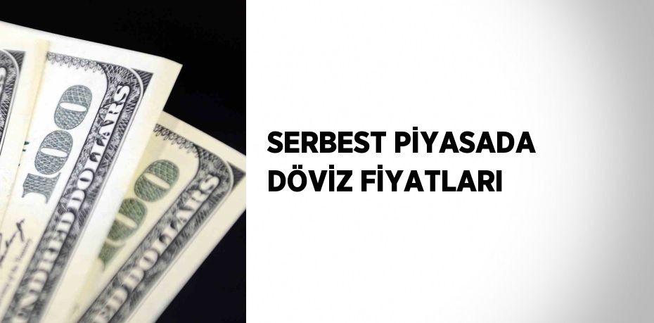 SERBEST PİYASADA DÖVİZ FİYATLARI