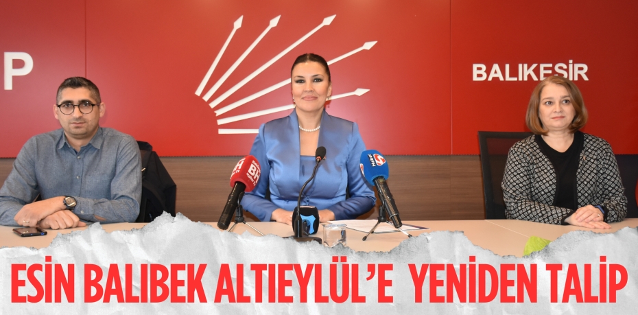 ESİN BALIBEK  ALTIEYLÜL’E  YENİDEN TALİP