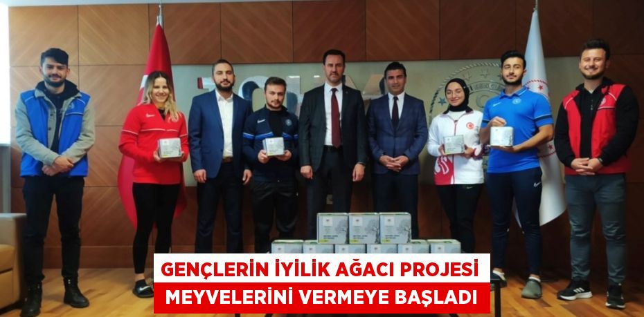 GENÇLERİN İYİLİK AĞACI PROJESİ  MEYVELERİNİ VERMEYE BAŞLADI