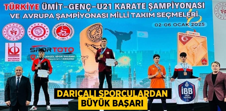 DARICALI SPORCULARDAN BÜYÜK BAŞARI