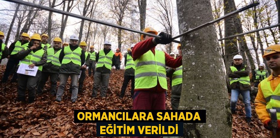 ORMANCILARA SAHADA EĞİTİM VERİLDİ