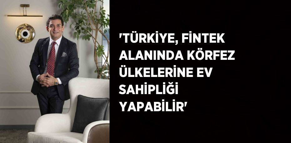 'TÜRKİYE, FİNTEK ALANINDA KÖRFEZ ÜLKELERİNE EV SAHİPLİĞİ YAPABİLİR'