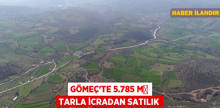 Gömeç'te 5.785 m² tarla icradan satılık