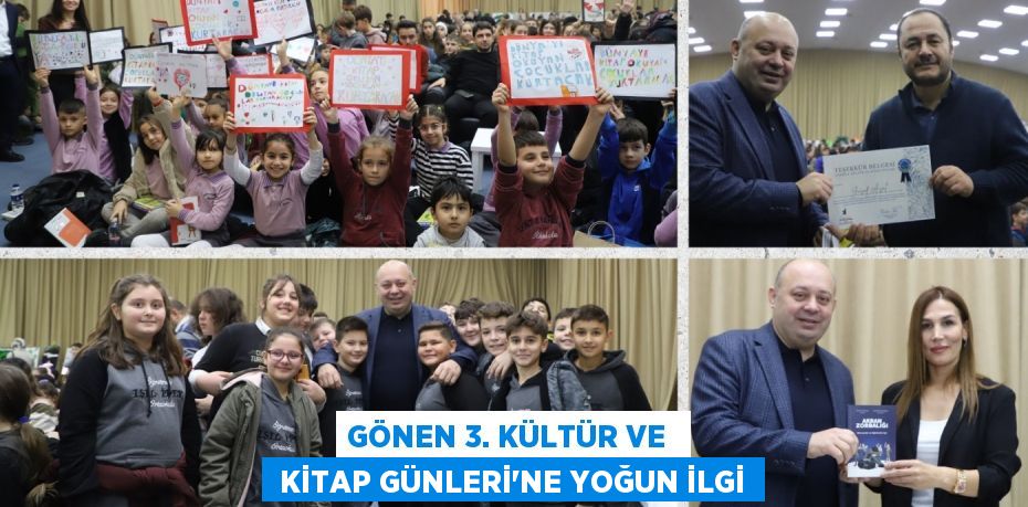 GÖNEN 3. KÜLTÜR VE   KİTAP GÜNLERİ’NE YOĞUN İLGİ