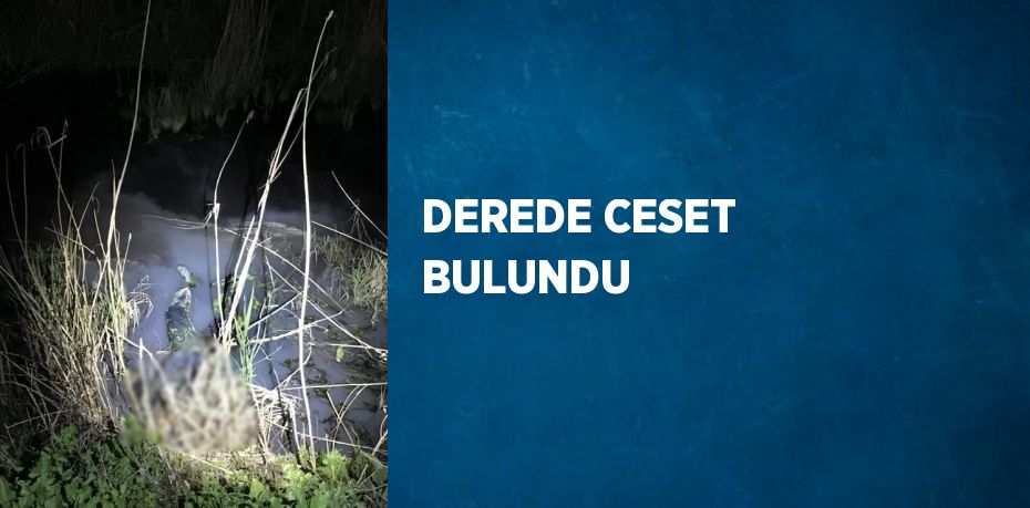 DEREDE CESET BULUNDU