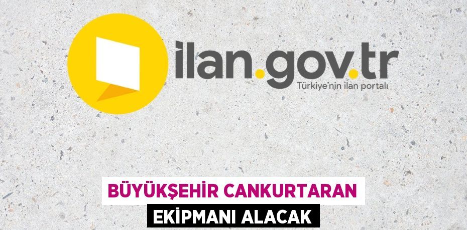 Büyükşehir cankurtaran ekipmanı alacak