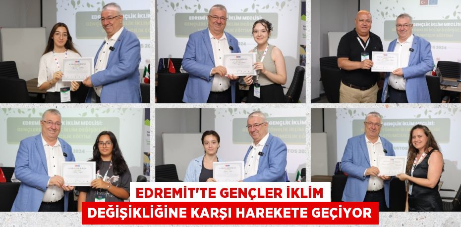 EDREMİT’TE GENÇLER İKLİM DEĞİŞİKLİĞİNE KARŞI HAREKETE GEÇİYOR