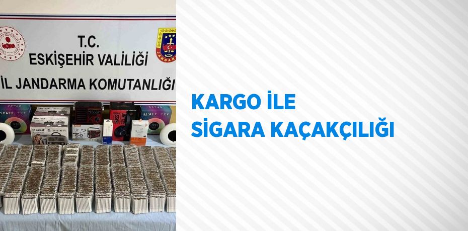 KARGO İLE SİGARA KAÇAKÇILIĞI