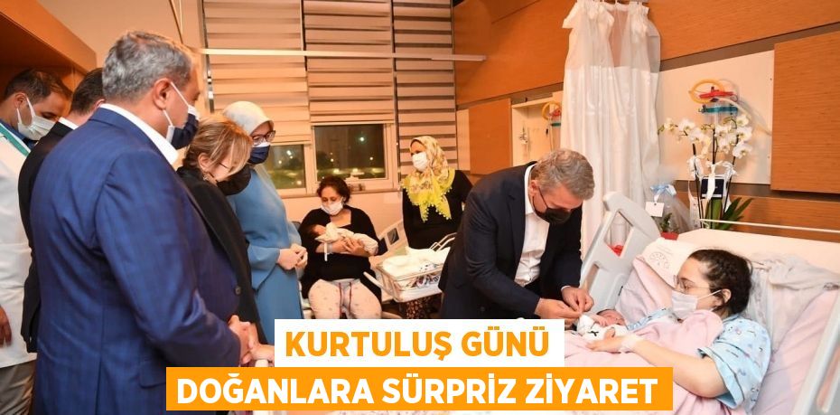 KURTULUŞ GÜNÜ DOĞANLARA SÜRPRİZ ZİYARET
