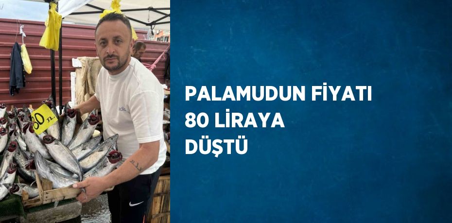 PALAMUDUN FİYATI 80 LİRAYA DÜŞTÜ