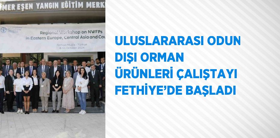 ULUSLARARASI ODUN DIŞI ORMAN ÜRÜNLERİ ÇALIŞTAYI FETHİYE’DE BAŞLADI