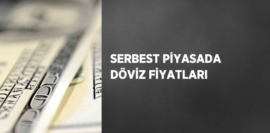 SERBEST PİYASADA DÖVİZ FİYATLARI