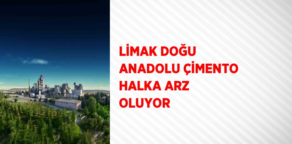 LİMAK DOĞU ANADOLU ÇİMENTO HALKA ARZ OLUYOR