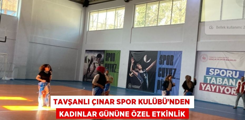 TAVŞANLI ÇINAR SPOR KULÜBÜ’NDEN KADINLAR GÜNÜNE ÖZEL ETKİNLİK