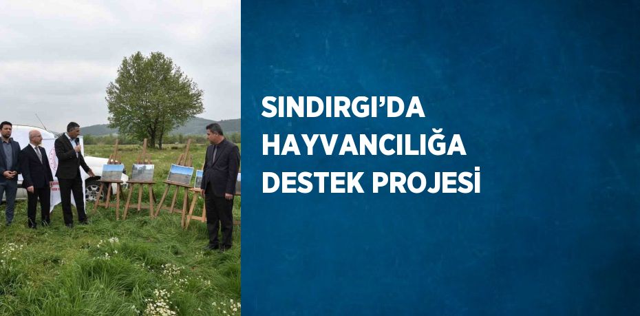 SINDIRGI’DA HAYVANCILIĞA DESTEK PROJESİ