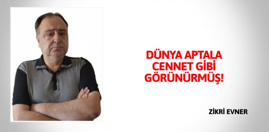 DÜNYA APTALA CENNET GİBİ GÖRÜNÜRMÜŞ!