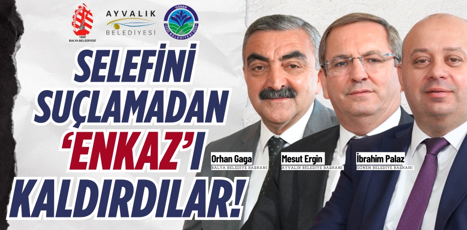 SELEFİNİ SUÇLAMADAN  ‘ENKAZ’I KALDIRDILAR!