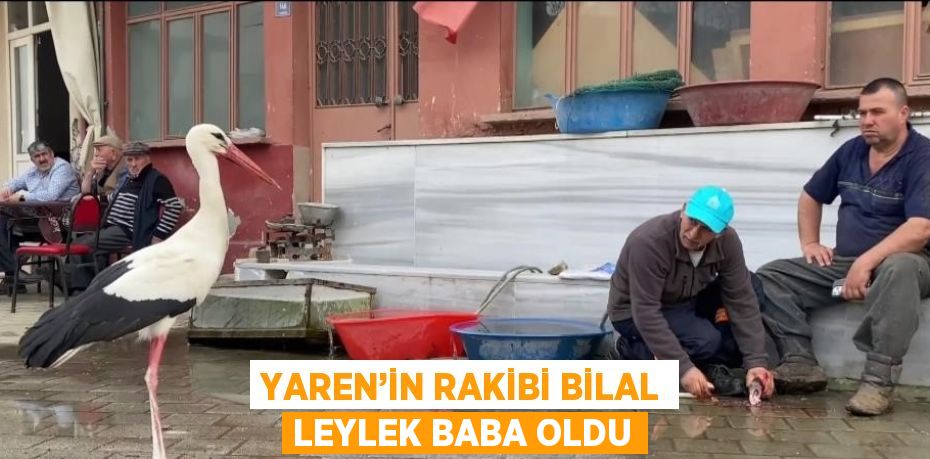 YAREN’İN RAKİBİ BİLAL LEYLEK BABA OLDU