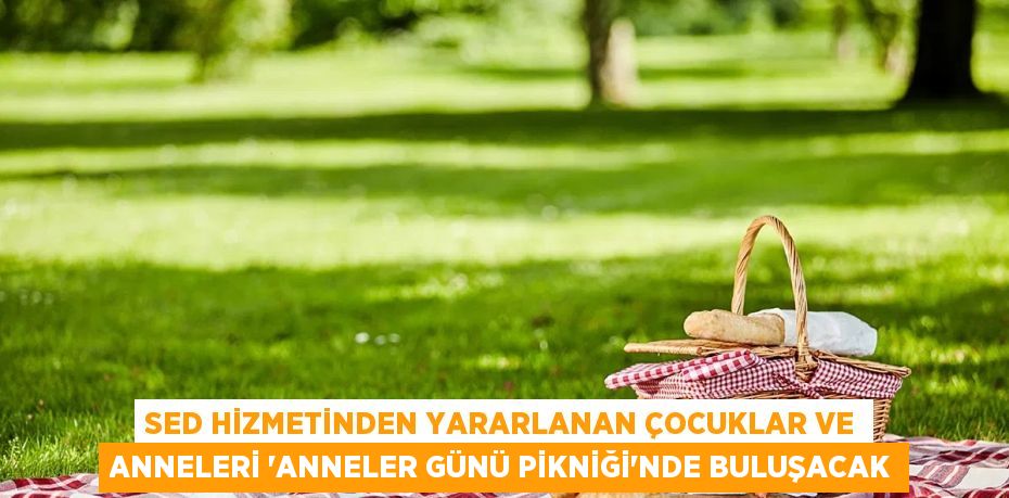 SED HİZMETİNDEN YARARLANAN ÇOCUKLAR VE ANNELERİ “ANNELER GÜNÜ PİKNİĞİ”NDE BULUŞACAK