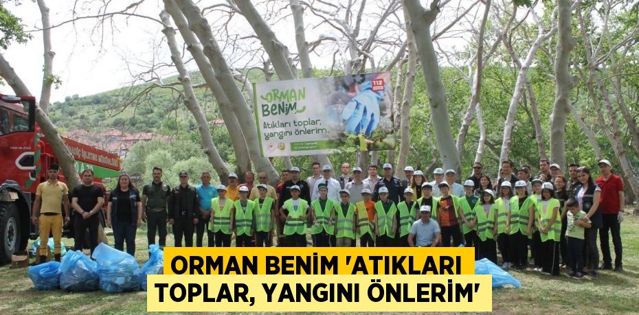 ORMAN BENİM “ATIKLARI TOPLAR, YANGINI ÖNLERİM”