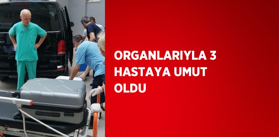 ORGANLARIYLA 3 HASTAYA UMUT OLDU