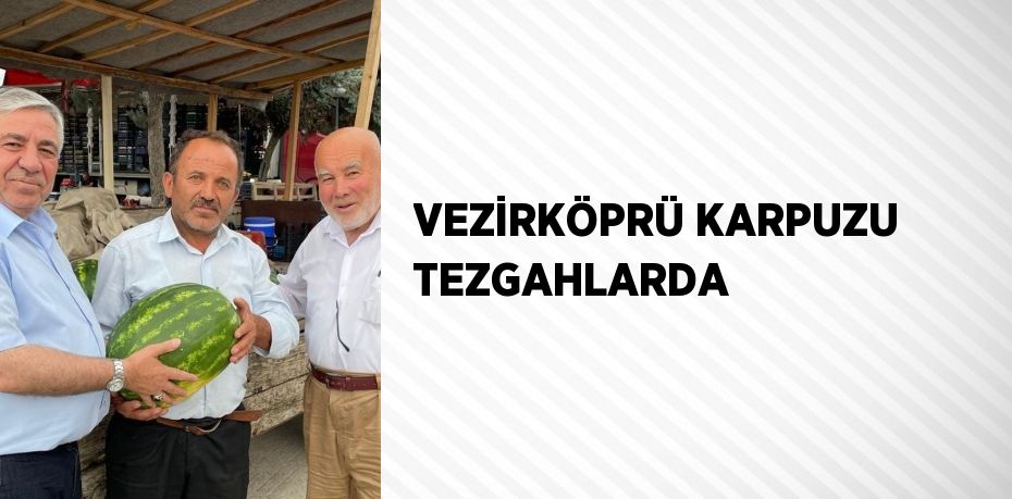 VEZİRKÖPRÜ KARPUZU TEZGAHLARDA