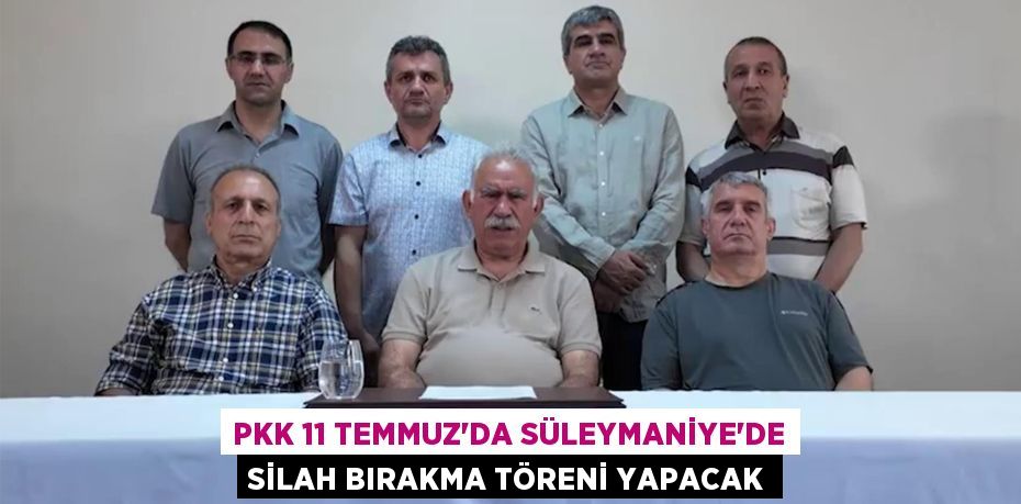 PKK 11 Temmuz’da Süleymaniye’de Silah Bırakma Töreni Yapacak