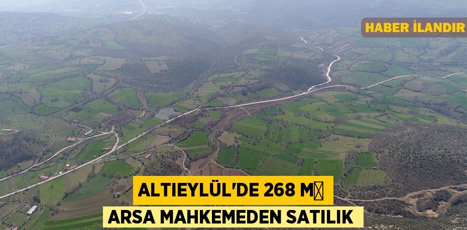 Altıeylül'de 268 m² arsa mahkemeden satılık