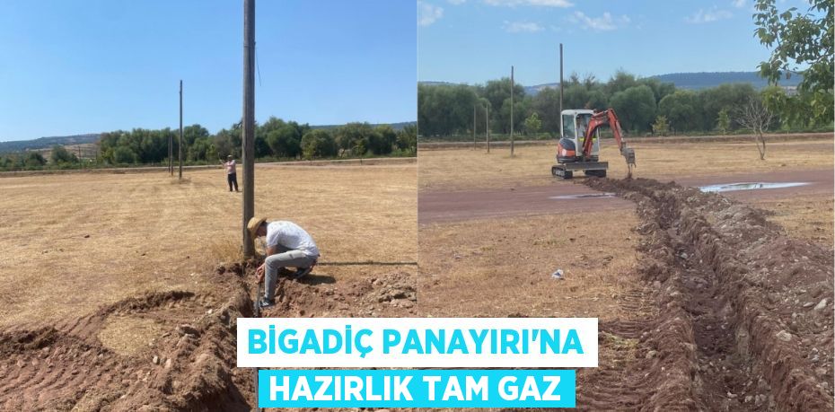 Bigadiç Panayırı’na Hazırlık Tam Gaz