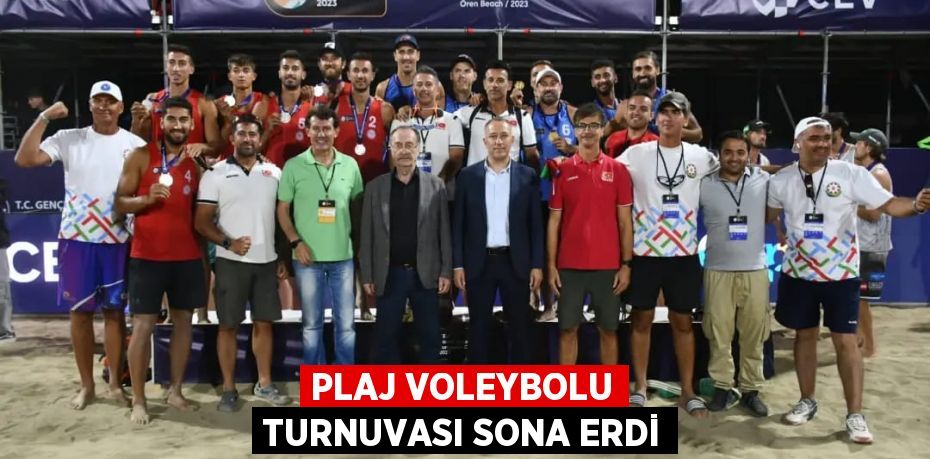 PLAJ VOLEYBOLU TURNUVASI SONA ERDİ