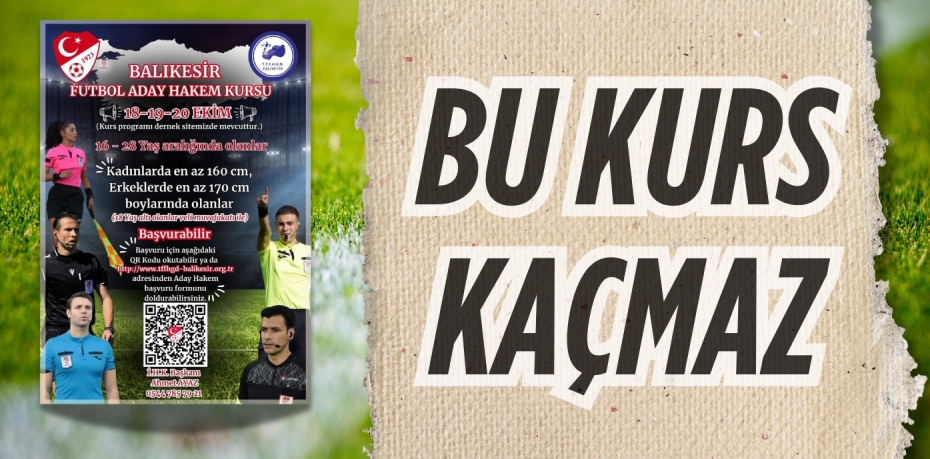 BU KURS KAÇMAZ