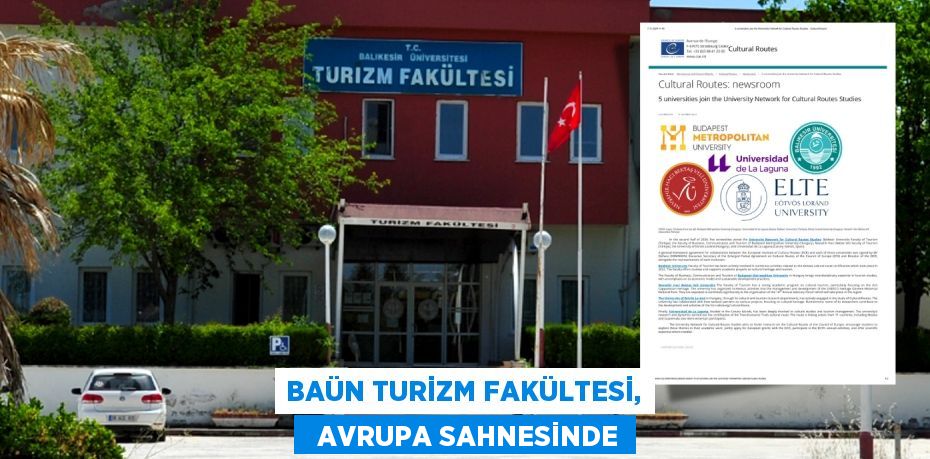 BAÜN TURİZM FAKÜLTESİ,   AVRUPA SAHNESİNDE