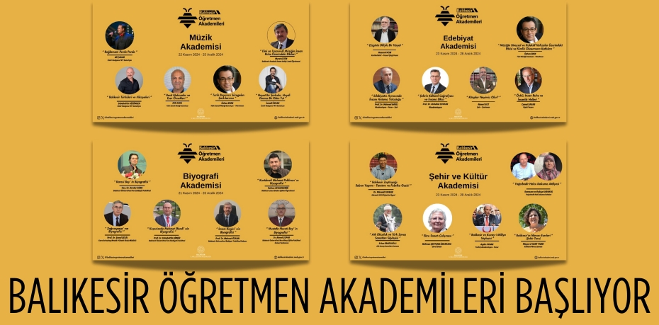 BALIKESİR ÖĞRETMEN AKADEMİLERİ BAŞLIYOR