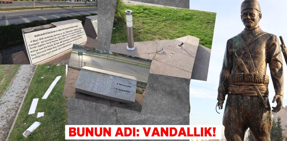 Bunun adı: VANDALLIK!