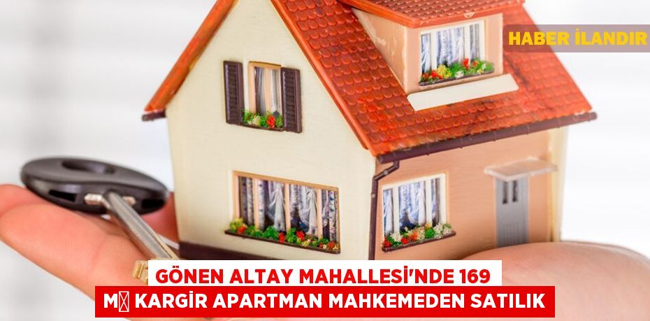 Gönen Altay Mahallesi'nde 169 m² kargir apartman mahkemeden satılık