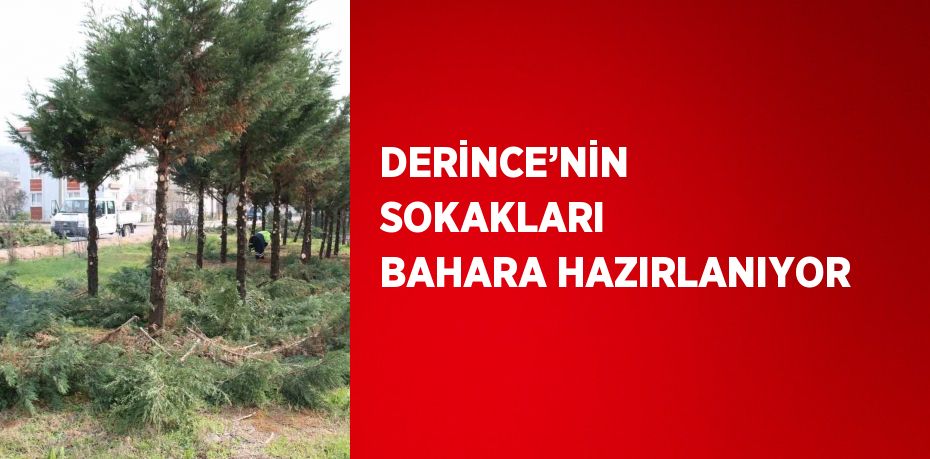 DERİNCE’NİN SOKAKLARI BAHARA HAZIRLANIYOR