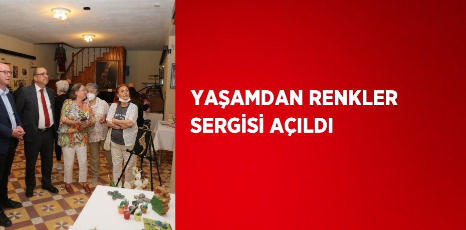 YAŞAMDAN RENKLER SERGİSİ AÇILDI