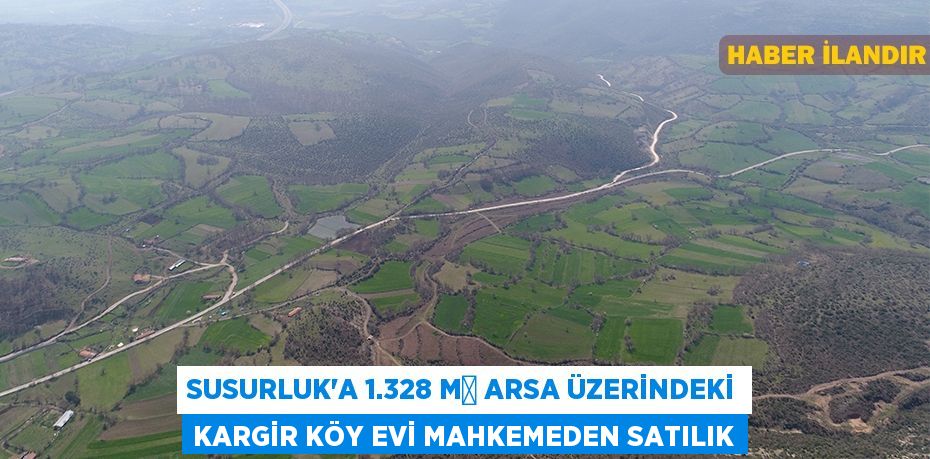 Susurluk'a 1.328 m² arsa üzerindeki kargir köy evi mahkemeden satılık