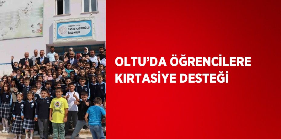 OLTU’DA ÖĞRENCİLERE KIRTASİYE DESTEĞİ