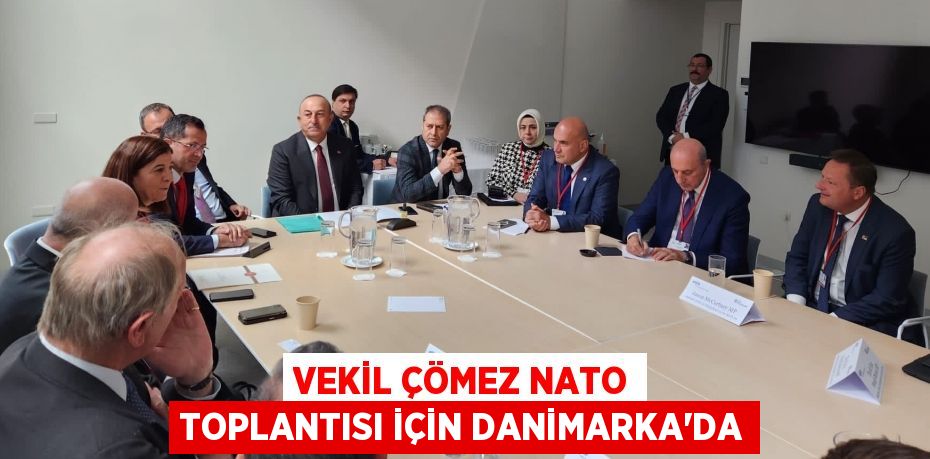 VEKİL ÇÖMEZ NATO TOPLANTISI İÇİN DANİMARKA’DA