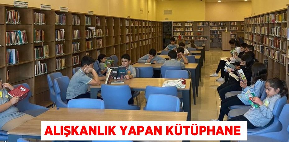 ALIŞKANLIK YAPAN KÜTÜPHANE