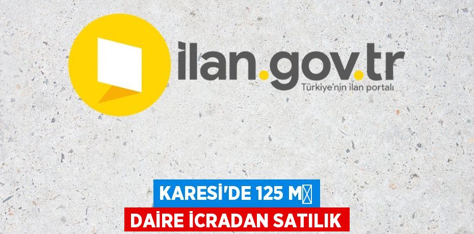 Karesi'de 125 m² daire icradan satılık