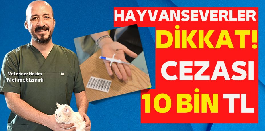 HAYVANSEVERLER DİKKAT! CEZASI 10 BİN TL