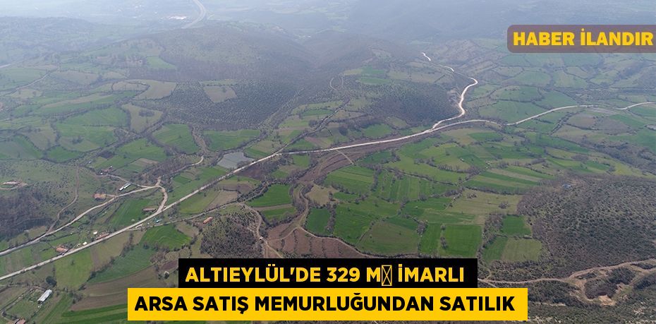 Altıeylül'de 329 m² imarlı arsa satış memurluğundan satılık