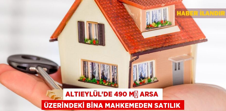 Altıeylül'de 490 m² arsa üzerindeki bina mahkemeden satılık